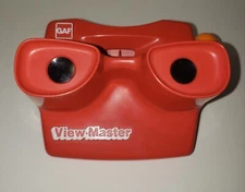 Vintage Red View-Master 3D Viewer Classic Toy Slide Viewer USA Plastic