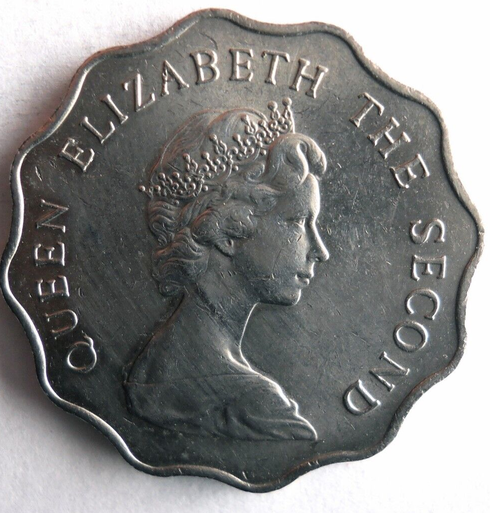 1982 HONG KONG 2 DOLLARS - Excellent Scalloped Type Coin - FREE