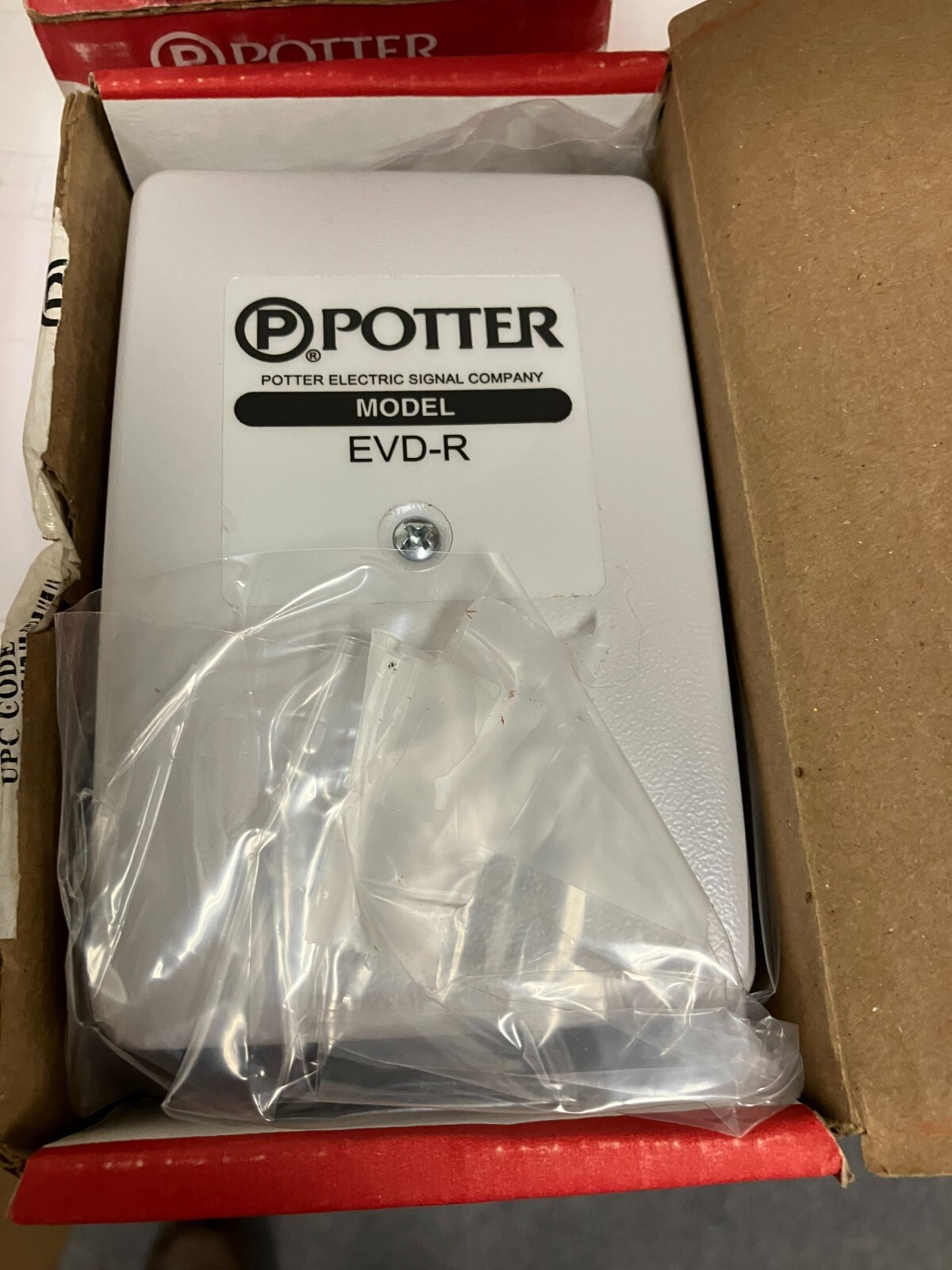 Potter Electric 2020260 EVD-R Electronic Vibration Detector Remote NEW !!