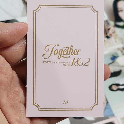 TWICE 7th Anniversary Together 1&2 Popup store official Trading photocard POB - Picture 41 of 117