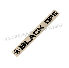 Black Ops Windshield Banner Decal Sticker Style 2 Fits Car Truck Suv Jeep