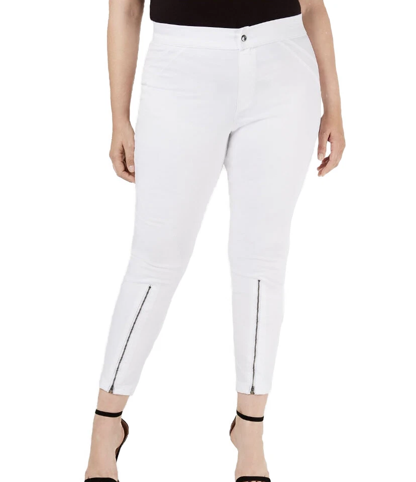 Leggings with zipped hem - Women