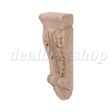 25PCS Wood Carving Floral Decal Onlay Furniture 1.97x0.67x3.94inch for DIY