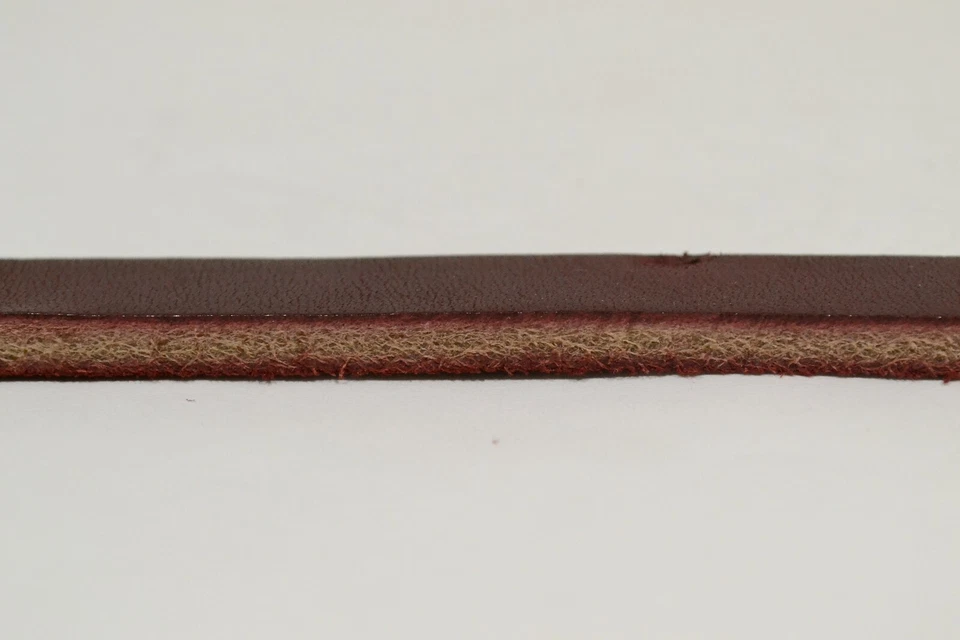 Leather Strip - Burgundy Latigo - 1/2" - 10-11 oz - 1 Piece (E421) - Image 2 of 3