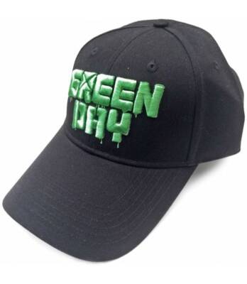 Grün Day Kappe Logo Stickerei Baseball Cap Lizenz Offizielle Rockoff GDCAP01B