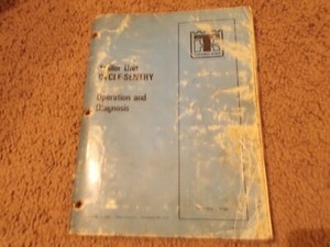 1982 Thermo King Service Repair Manual Cycle-Sentry I / Operation