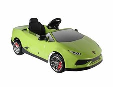Licensed Lamborghini Huracan Kids Ride on Powered Car-Green, Made In Italy
