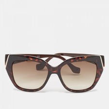Balenciaga BA 99 52P Tortoise Square Cateye Sunglasses Frame 57-17-135