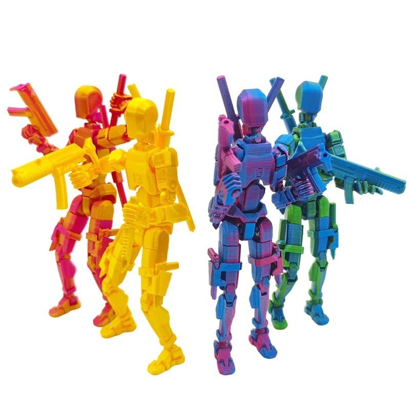 T13 Action Figure, Titan 13Action Figure, Robot Action Figure,3D Printed Action