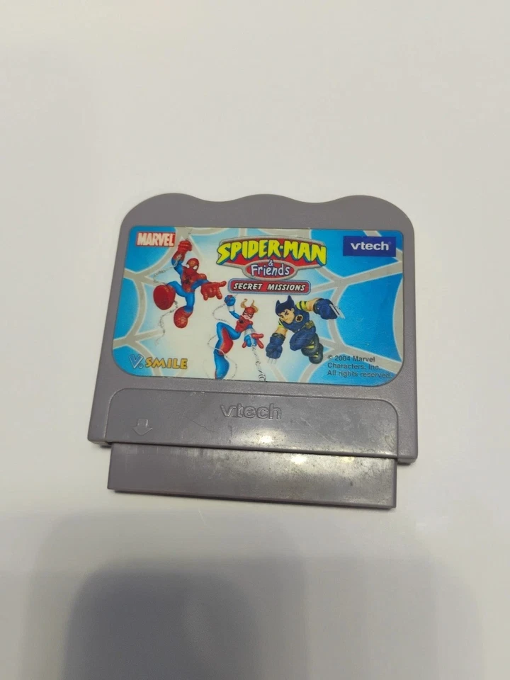 3-VTech V.Smile Learning System Games Spider-Man, Elmo, Scooby Doo. Not Tested - Image 2 of 4