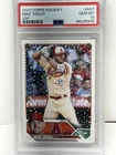 2023 Topps Holiday Mike Trout SSP - PSA 10 Lights Necklace
