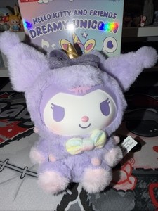 MINISO Sanrio Characters Dreamy Unicorn Series Plush Pedant Confirmed-KUROMI