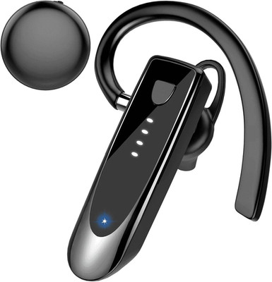 Bluetooth Headset V5.4, Single-Ear Wireless Earpiece with ENC Noise Canceling Mi