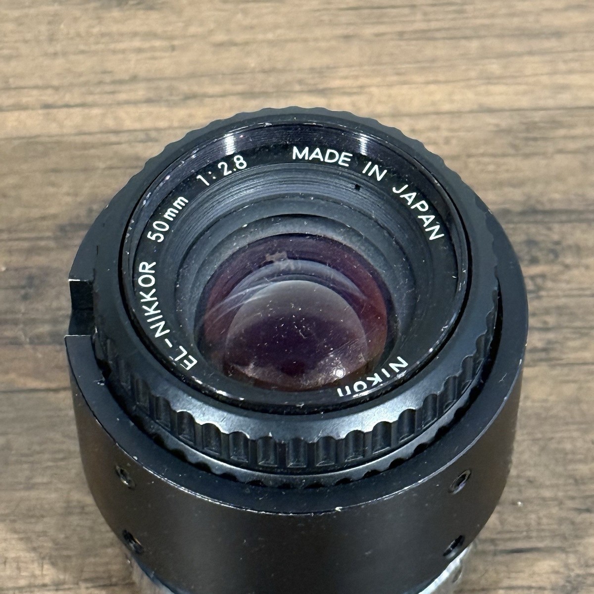 EL Nikkor 50mmf2.8 Nikon Zマウントアダプター付 Nikon EL-Nikkor 50mm f/2.8 Enlarger Lens w Metal Mount Adapter