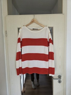Damen Pullover Vero Moda Gr. M rot weiß