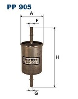 Filtron Kraftstofffilter FüR Alfa Romeo Audi Cadillac CitroËN Daewoo Fiat