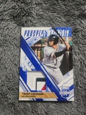Trent Grisham 2019 Elite Extra Edition Tag Logo Patch #2/5 Prospect Materials 
