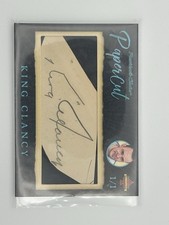 2019 President’s Choice PaperCuts KING CLANCY Cut Auto Autograph 1/1 HOF