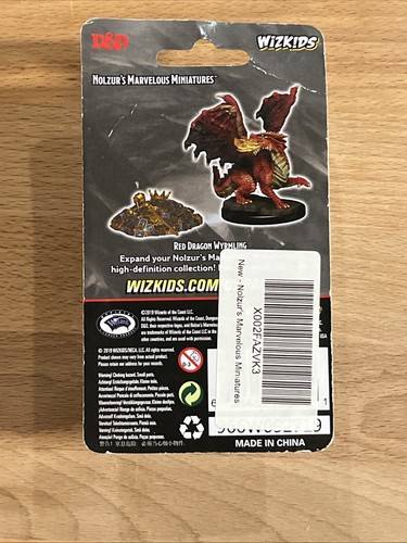 Wizkids D&D Nolzurs Marvelous Miniatures Red Black Blue Gold Dragon Wyrmling NEW - Picture 9 of 9