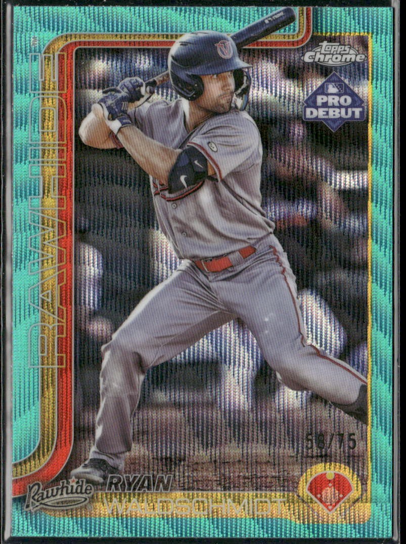 スポーツ選手 TOPPS PRO DEBUT Ryan Waldschmidt 2025 Topps Pro Debut Chrome Aqua Wave Refractor