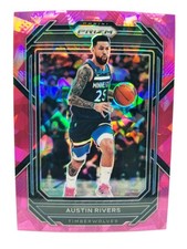 2022-23 Panini Prizm Austin Rivers #57 Pink Cracked Ice Prizm Minnesota
