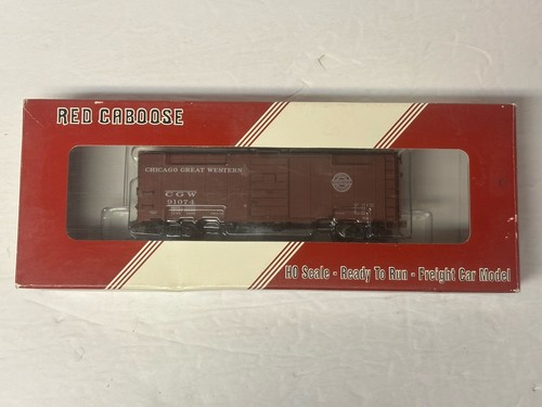 Coche de caja AAR Red Caboose escala HO 40’ 1937 Chicago Great Western 91074 | Zustand: New
