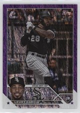 2023 Topps Series 2 Retail Purple Foil /799 Leury Garcia Leury García #409 0ij1