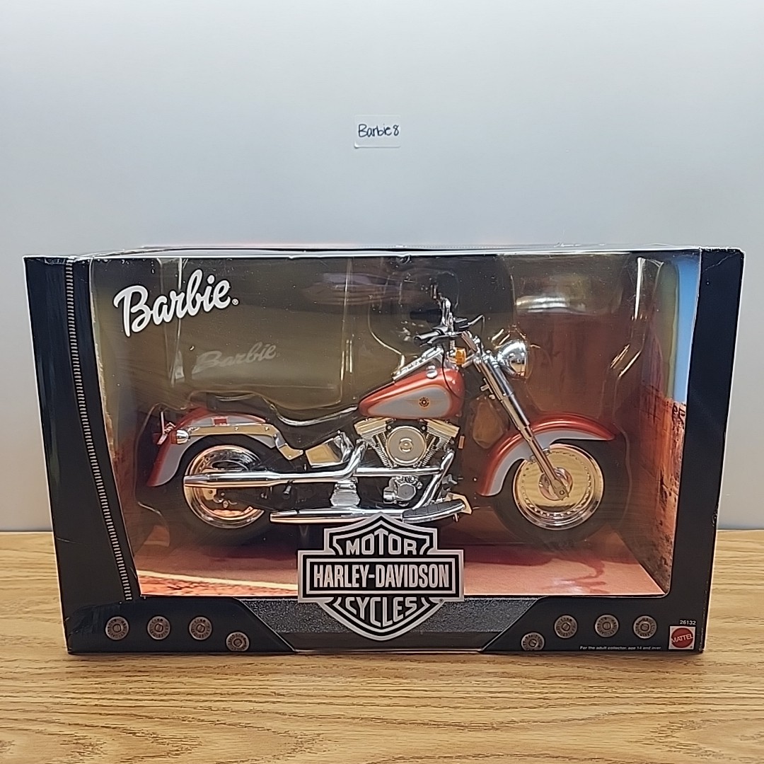 Mattel 26132 Fatboy Harley Davidson Motorcycle for Barbie for sale