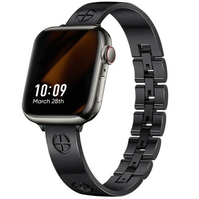 Cross Bracelet Stainless Steel Watch Band, For Apple Watch SE 40mm, For Apple W