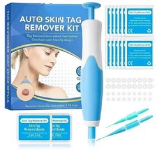 2-IN-1 Auto Skin Tag Removal Tool Kit Painless Skin Label Mole Acne Wart Removal