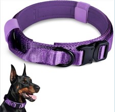 Tactical Dog Collar with Handle for Large Medium Dogs,Upgrate Heavy Duty Mili