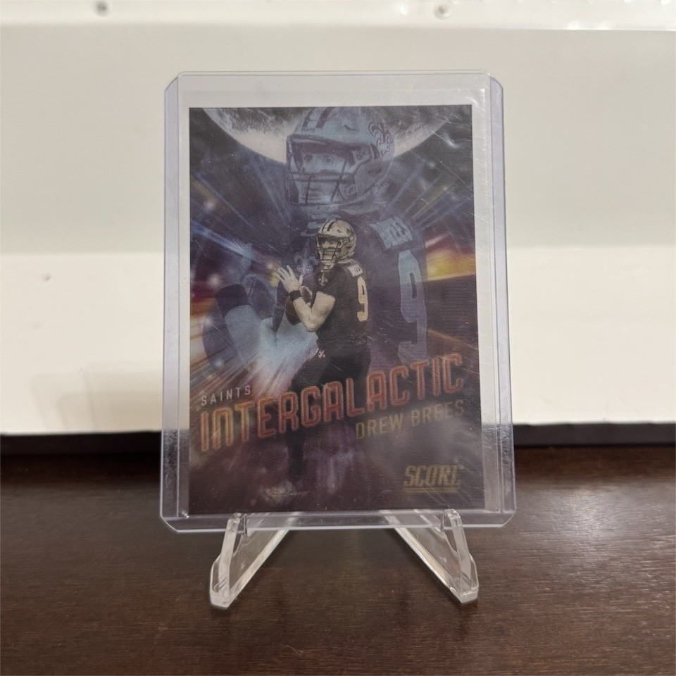 2021 Panini Score Intergalactic SP  Drew Brees #I6 New Orleans Saints NFL