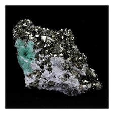 Minerals And Gemstones. Pyrite + Fluorite. 2212.0 Ct. Huanzala Mine, Hu