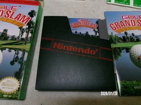 #809 Nes Nintendo Golf Grand Slam By Atlus CIB With Map/Poster