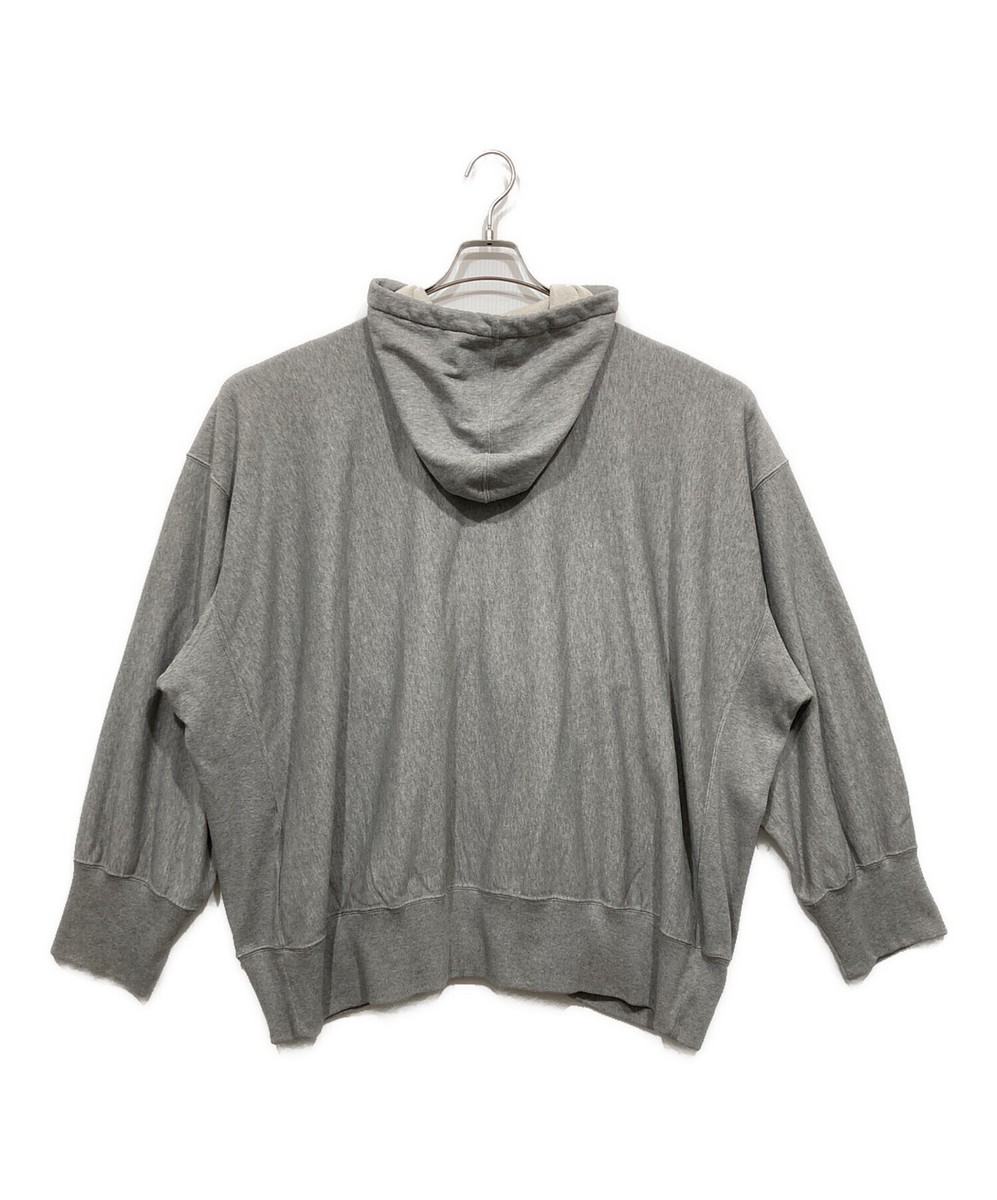 Hed Mayner × REEBOK ZIPPED HOODIE - GREY MELANGE Size: XS Gray 