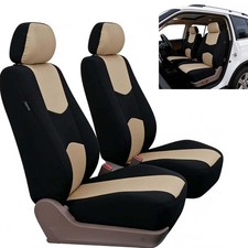 For Jeep Front Car Seat Covers Front Protector Waterproof Cloth 2-seat Beige