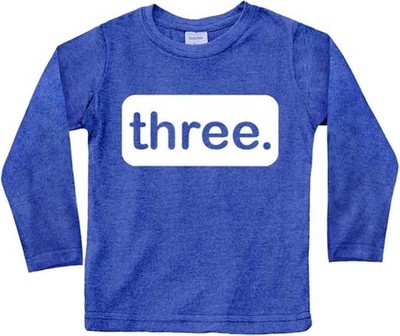 3rd Birthday Shirt Boy Third Outfit 3 Year Old Toddler Baby Tshirt Party
