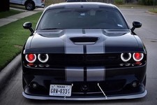 Demon Eye Headlights NEW OneUpLighting RGBW Demon Eye Bluetooth Universal Fitment LED Headlights