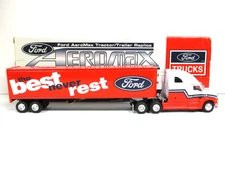 LIBERTY CLASSICS / SPEC CAST - FORD AEROMAX SEMI TRUCK / TRAILER - 1/64 DIECAST