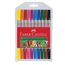 Faber-Castell Podwójne koronkowe kredki filcowe 10 szt.