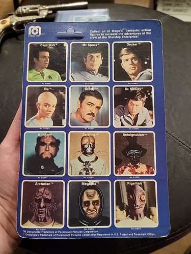 Mego Star Trek Mr. Spock 3 3/4" 1979 neuwertig auf schöner Karte - Bild 4 von 4