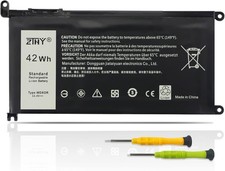 WDX0R 3CRH3 Battery Replacement for Dell Latitude 3480 3580 3189 3379 Inspiron