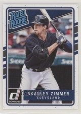 2017 Panini Chronicles Donruss Rated Rookies Bradley Zimmer #204 tj0