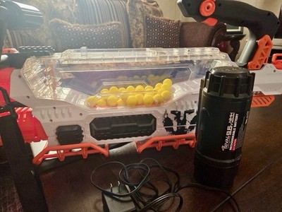 NERF Rival Blaster Rechargeable Battery Yellow Foam Balls Strap Charger