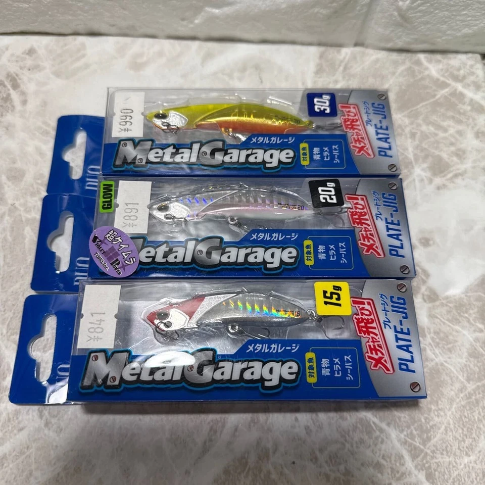 3 neue Metall Garage Plate Jigs DUO, für Blaufisch, Wolfsbarsch, Flunder, für - Bild 4 von 4