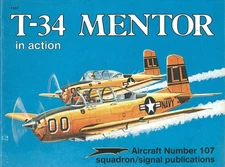 SQUADRON SIGNAL T-34 MENTOR IN ACTION BEECH VT USN USAF T-34C FALKANDS WAR ARGEN