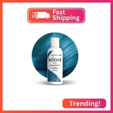 Adore Semi Permanent Hair Color 117 Aquamarine  Vegan  Cruelty-Free Blue Hai