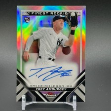 Trey Amburgey 2022 Topps Finest Rookies RC Auto #FRDA-TA - New York Yankees