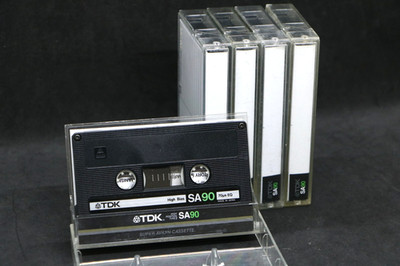 5x MC Kassette TDK SA 90 / Cassette Tapes / Baujahr 1983  / Typ II 2