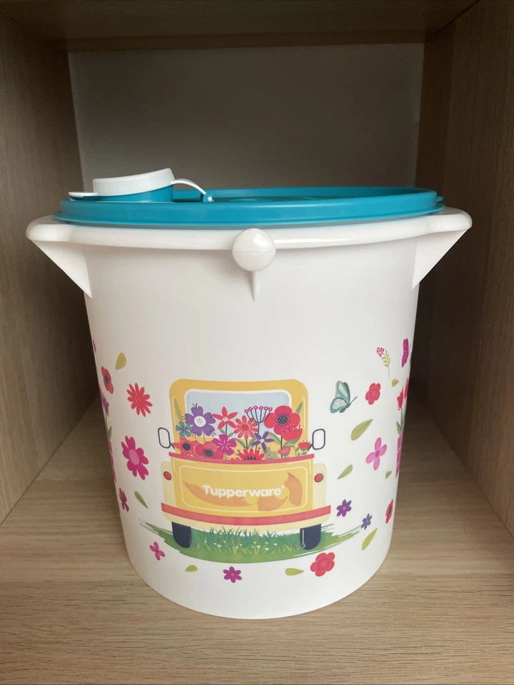 Tupperware Eimer Dose Bunt 5 L Tragegriff Auto Neu  - Bild 3 von 4